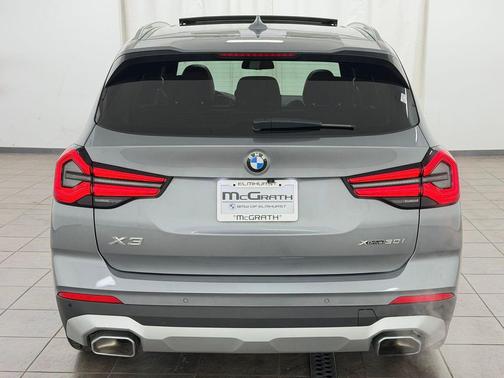 Gray Metallic 2024 BMW X3 xDrive30i