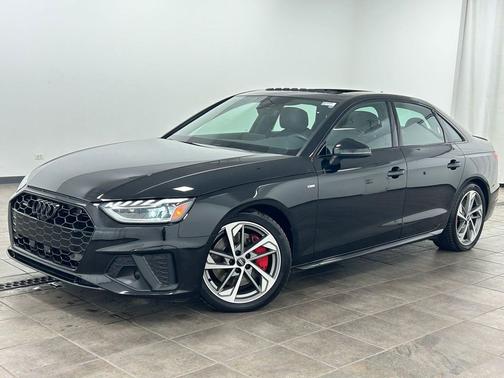 Mythos Black Metallic 2023 Audi A4 45 S line Premium Plus