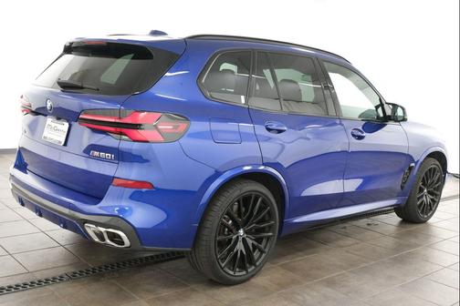 Marina Bay Blue Metallic 2025 BMW X5 M60i