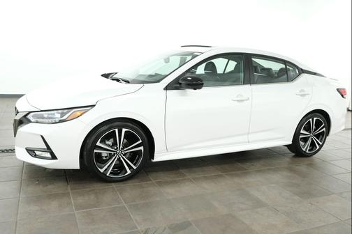 Aspen White Tricoat 2021 Nissan Sentra SR