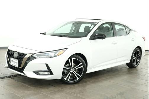 Aspen White Tricoat 2021 Nissan Sentra SR