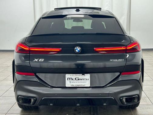 Black Sapphire Metallic 2025 BMW X6 xDrive40i
