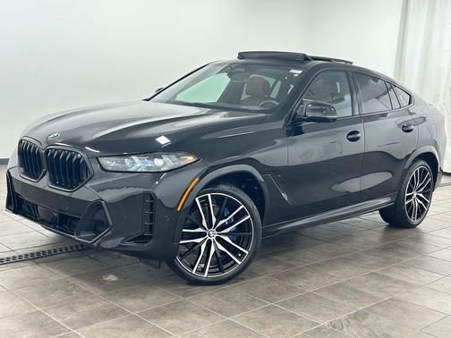 Black Sapphire Metallic 2025 BMW X6 xDrive40i