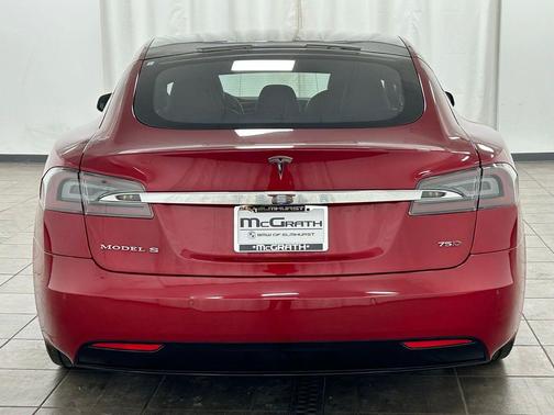 Red Multi-Coat 2017 Tesla Model S 75D