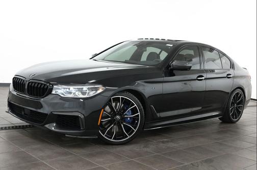 Black Sapphire Metallic 2018 BMW M550 i Xdrive