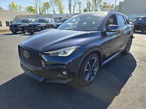 Hermosa Blue 2025 INFINITI QX50 SPORT