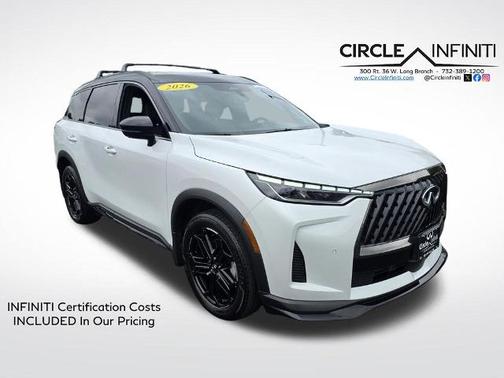 Rad Wht 2026 INFINITI QX60 SPT