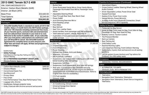 2013 GMC Terrain SLT-2
