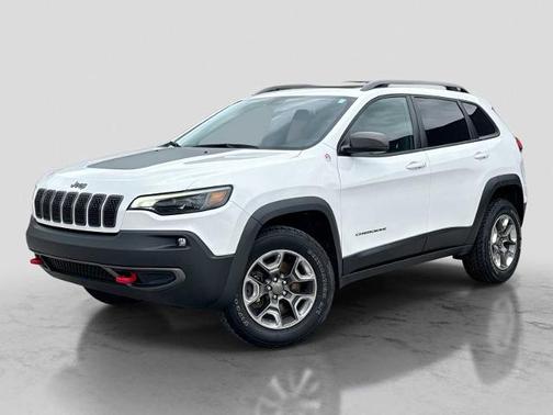 Bright White Clearcoat 2019 Jeep Cherokee TRAILHAWK