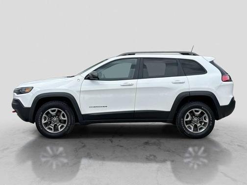 Bright White Clearcoat 2019 Jeep Cherokee TRAILHAWK