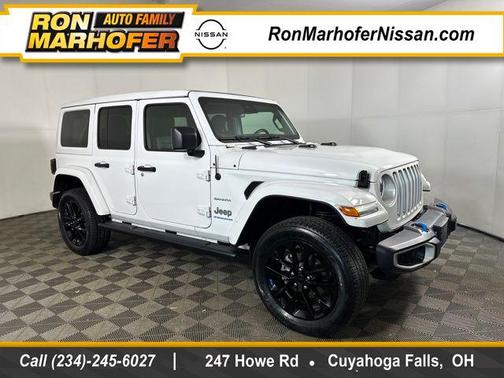 Bright White Clearcoat 2023 Jeep Wrangler 4xe Sahara