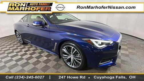 Iridium Blue 2017 INFINITI Q60 2.0t Premium