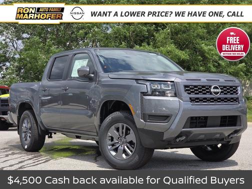 Gun Metallic 2026 Nissan Frontier SV