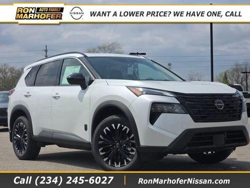 Everest White Pearl Tricoat 2026 Nissan Rogue Dark Armor