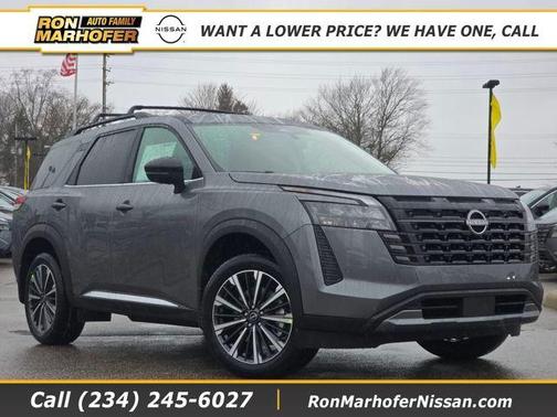 Gun Metallic 2026 Nissan Pathfinder Platinum