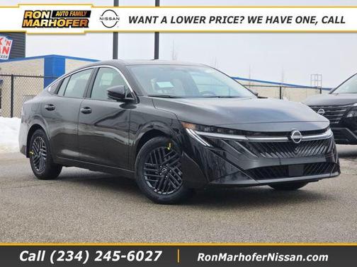 Super Black 2026 Nissan Sentra SV Sedan