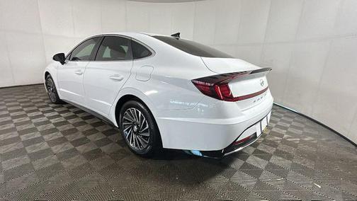 Serenity White 2023 Hyundai SONATA Hybrid SE