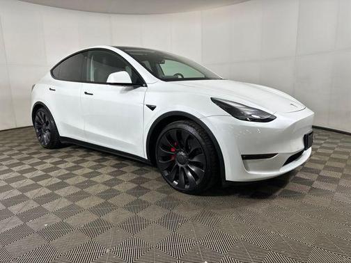Pearl White Multi-Coat 2022 Tesla Model Y Performance Dual Motor All-Wheel Drive