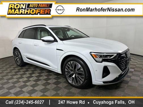 Glacier White 2024 Audi Q8 e-tron Premium Plus