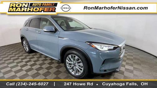Slate Gray 2023 INFINITI QX50 LUXE AWD