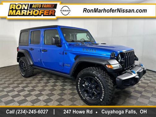 Hydro Blue Pearlcoat 2023 Jeep Wrangler 4xe Base