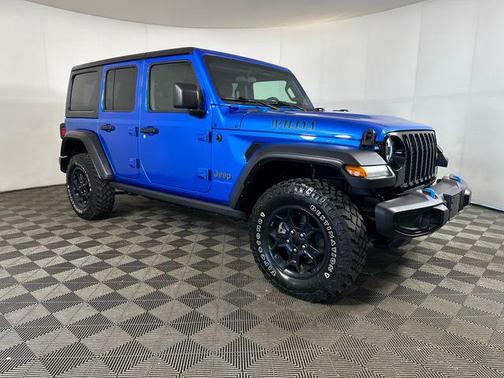 Hydro Blue Pearlcoat 2023 Jeep Wrangler 4xe Base
