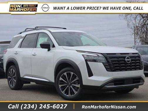 Everest White Pearl Tricoat 2026 Nissan Pathfinder Platinum