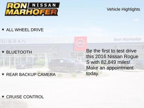 Brilliant Silver 2016 Nissan Rogue S