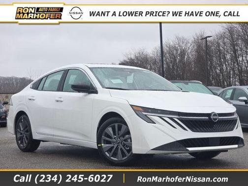 Aspen White Tricoat 2026 Nissan Sentra SL