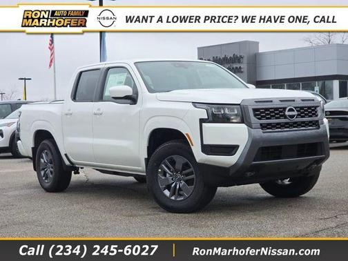 Glacier White 2026 Nissan Frontier SV