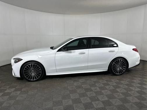 Polar White 2023 Mercedes-Benz C-Class Sedan