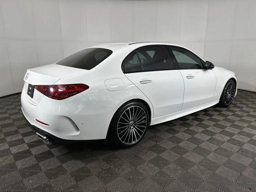 Polar White 2023 Mercedes-Benz C-Class Sedan