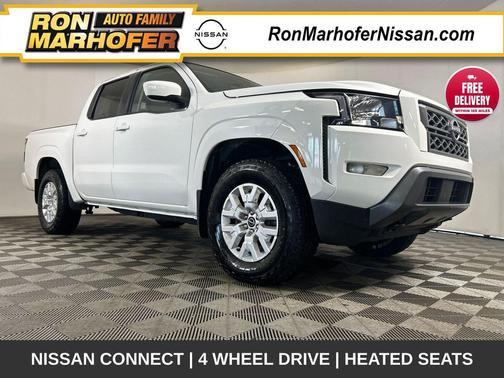Glacier White 2023 Nissan Frontier SV