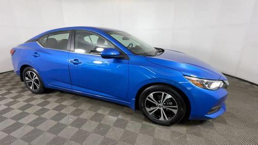 Electric Blue Metallic 2022 Nissan Sentra SV