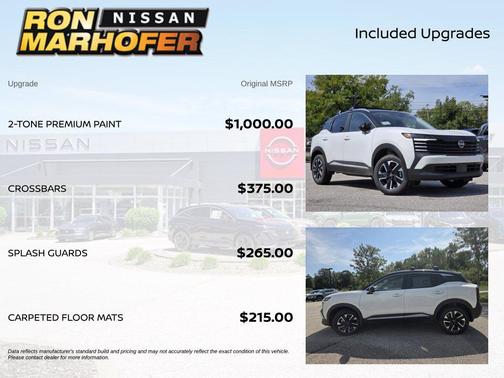 Aspen White/Super Black 2027 Nissan Kicks SV