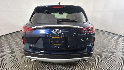 Hermosa Blue 2022 INFINITI QX50 ESSENTIAL AWD