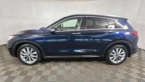 Hermosa Blue 2022 INFINITI QX50 ESSENTIAL AWD