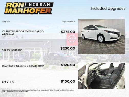 Glacier White 2023 Nissan Leaf S 40 kWh