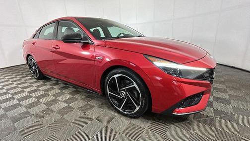 Scarlet Red Pearl 2023 Hyundai ELANTRA N Line