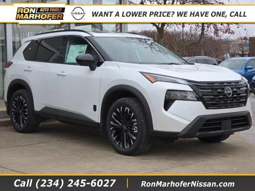 Everest White Pearl Tricoat 2026 Nissan Rogue Dark Armor