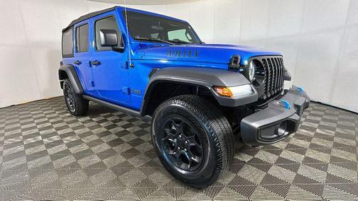 Hydro Blue Pearlcoat 2023 Jeep Wrangler 4xe Base