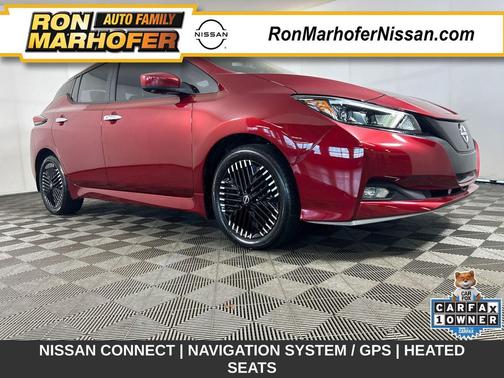 Scarlet Ember Tintcoat 2023 Nissan Leaf SV PLUS 60 kWh