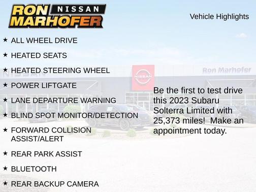 Harbor Mist Gray Pearl 2023 Subaru Solterra Limited