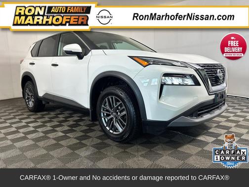 Glacier White 2023 Nissan Rogue S
