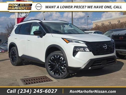 Everest White Pearl Tricoat 2026 Nissan Rogue Dark Armor