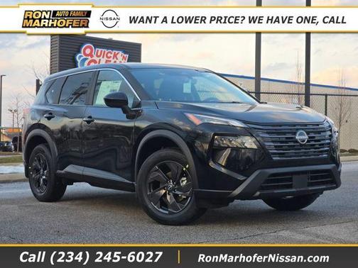 Super Black 2026 Nissan Rogue SV