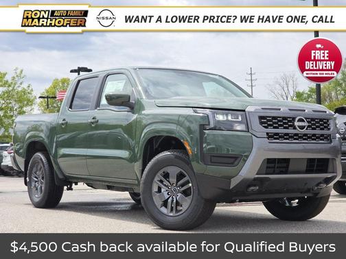 Tactical Green Metallic 2026 Nissan Frontier SV