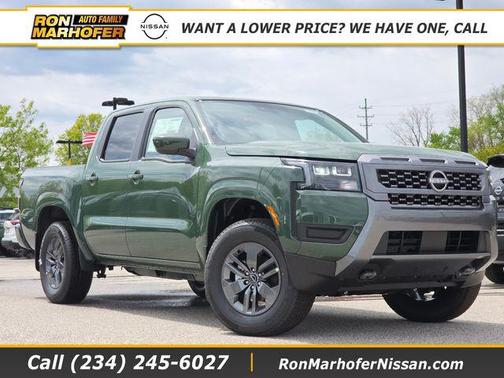 Tactical Green Metallic 2026 Nissan Frontier SV