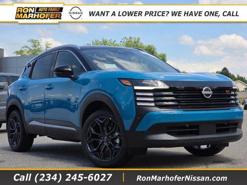 Arctic Ice Blue/Black 2026 Nissan Kicks SR