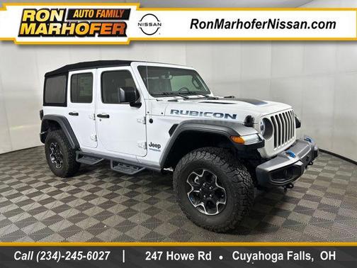 Bright White Clearcoat 2022 Jeep Wrangler Unlimited 4xe Rubicon SUV